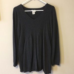 Grey ribbed Sophie Max sweater XL